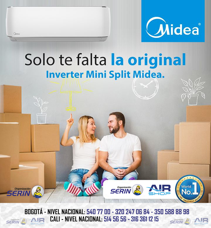 Mini Split Inverter Aire acondicionado midea