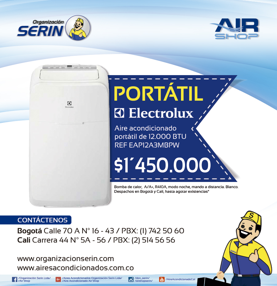Aire Condicionado Portátil Electrolux aire acondicionado portatil electrolux